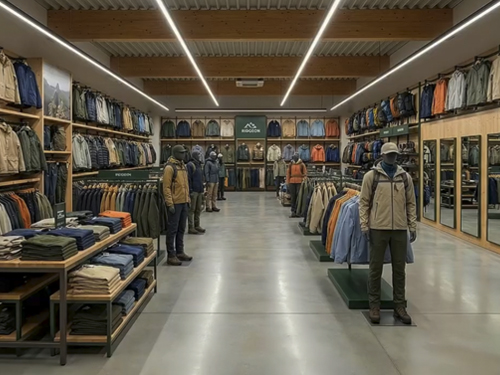 브랜드광고 등산 아웃도어 매장